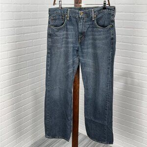 Levis 569‎ Jeans Men 34Wx30.5L Blue Straight Leg Cotton Denim PC9-00569-0041